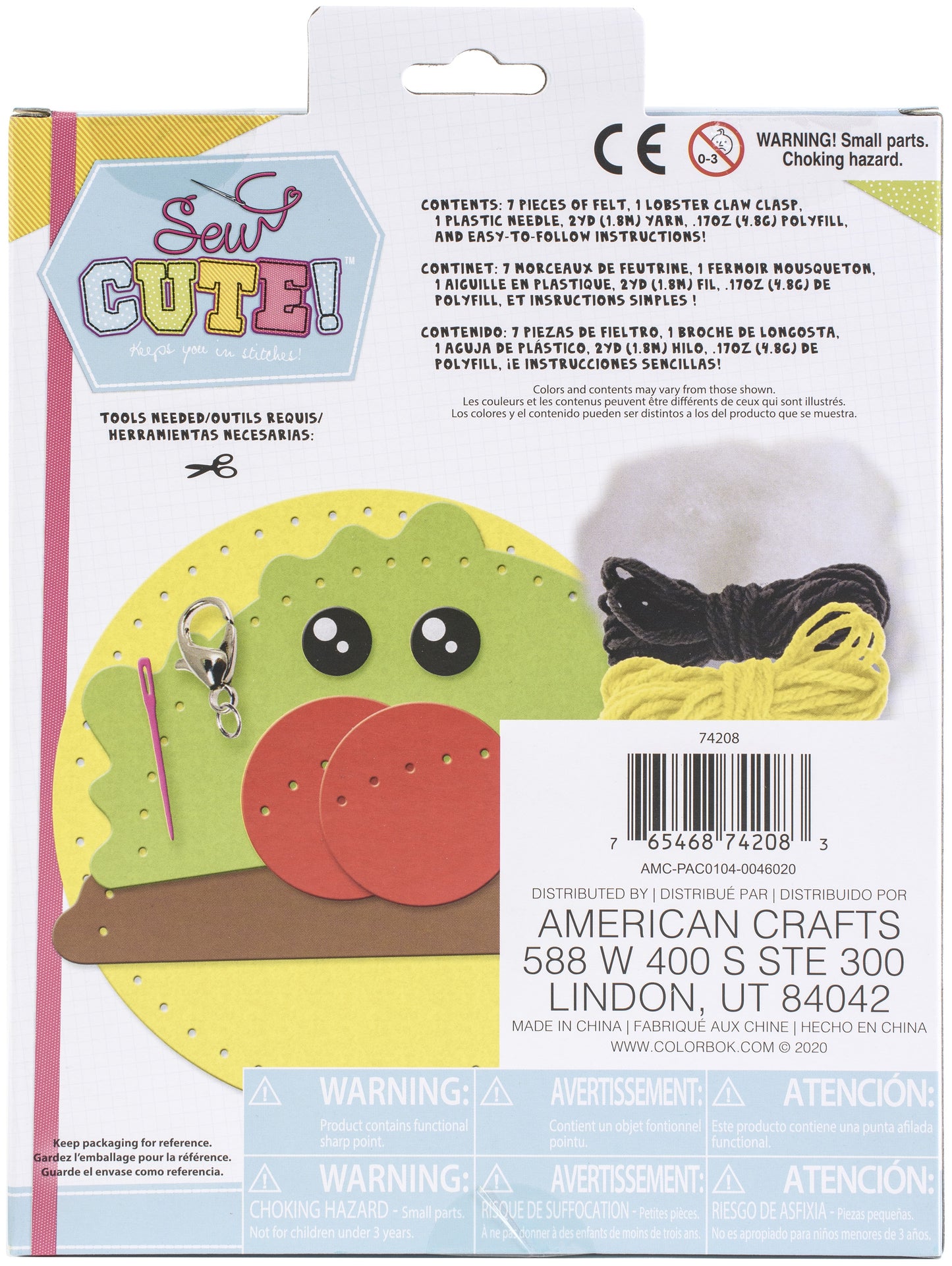 Sew Cute! Needlepoint Kit-Mini Taco