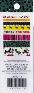 Load image into Gallery viewer, Amy Tan Brave & Bold Washi Tape 8/Pkg
