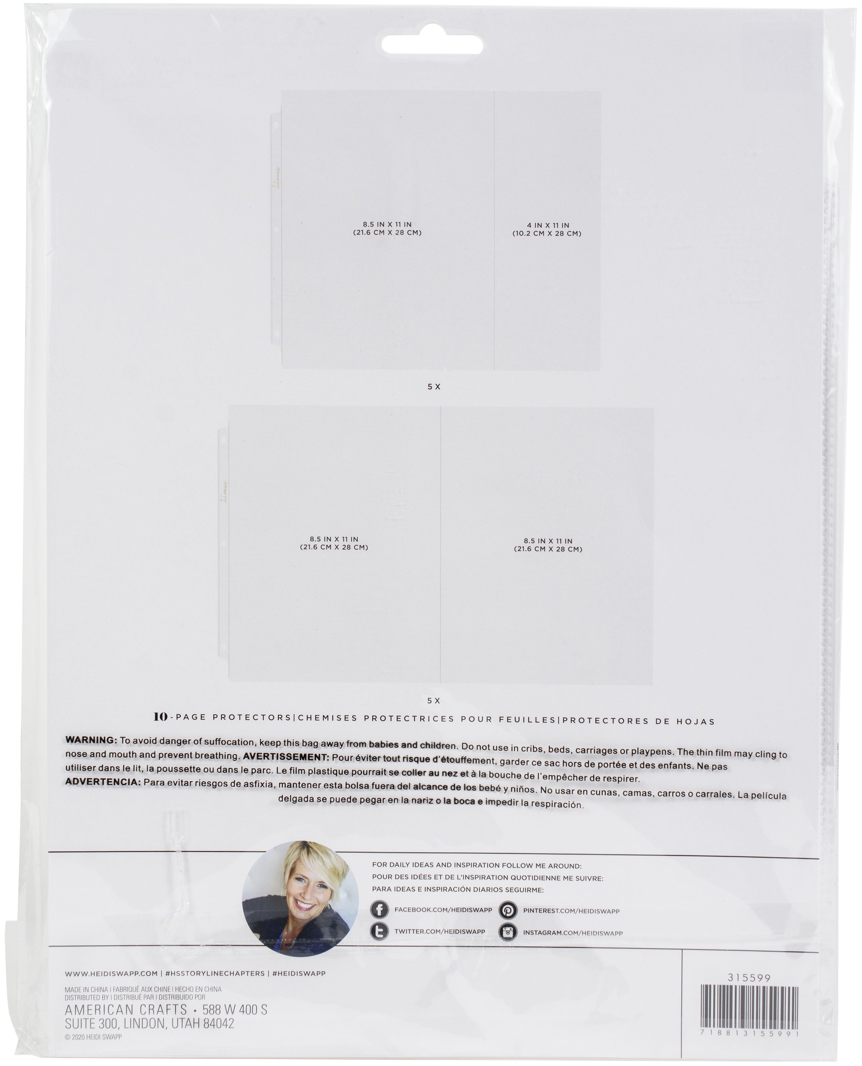 Heidi Swapp Storyline Chapter Insert Planner - Ricambi E Inserti Per Scrapbooking E Planning Creativo