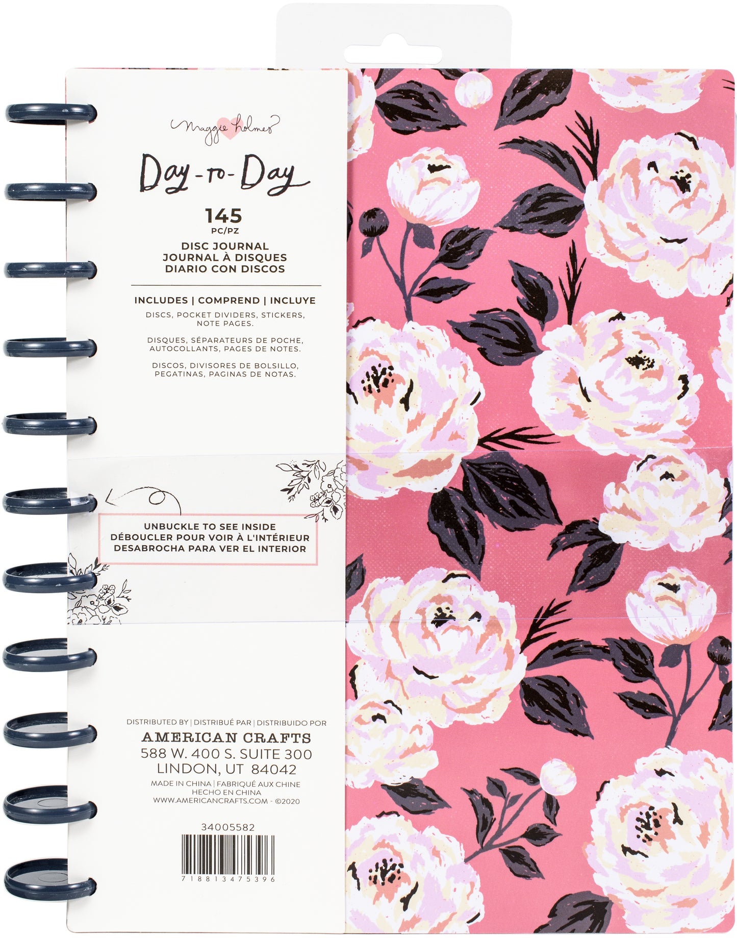 Maggie Holmes Day-To-Day Journal 8.5"X11"-Floral