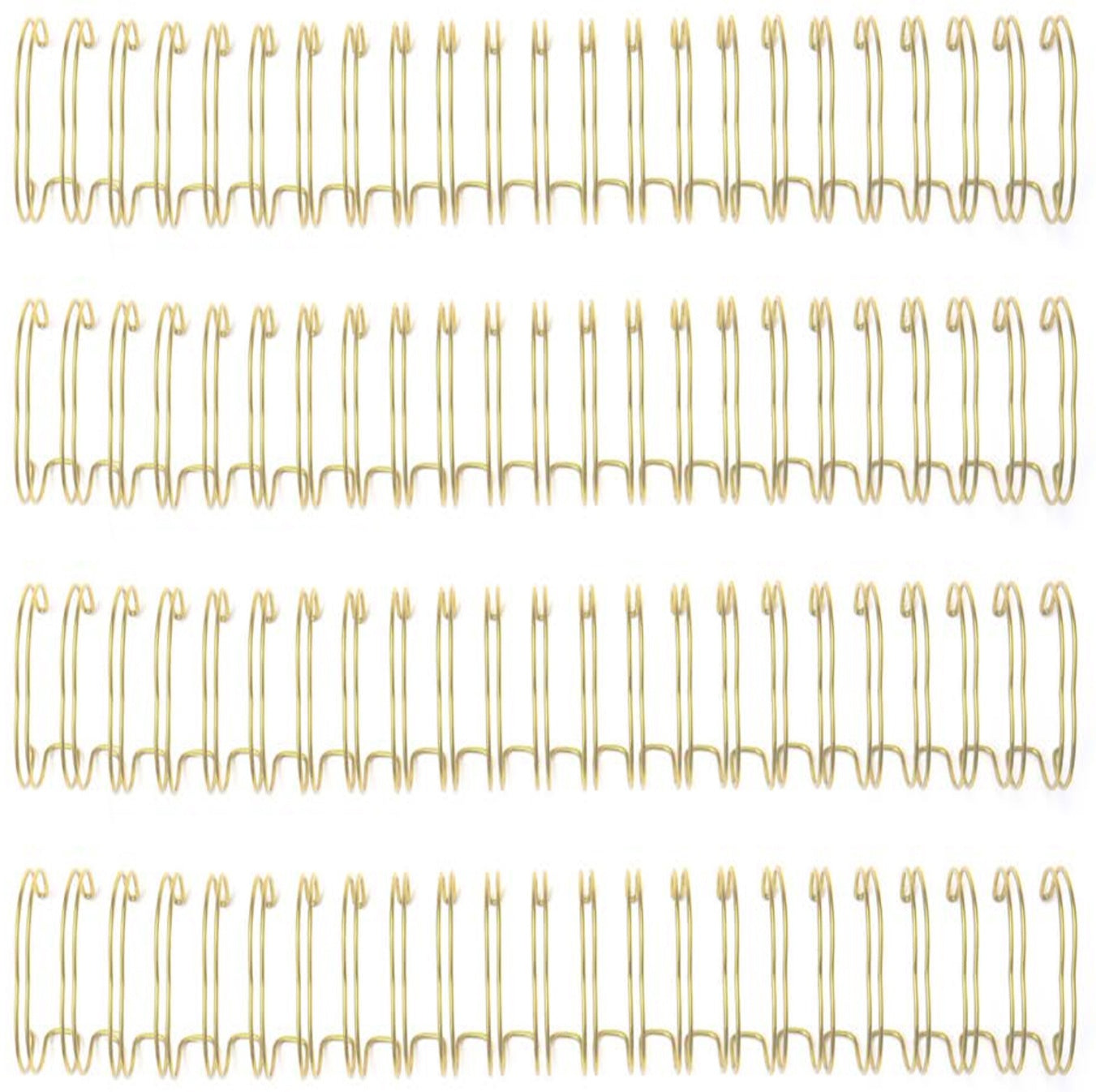 Cinch Wires 1.25" 4/Pkg-Gold