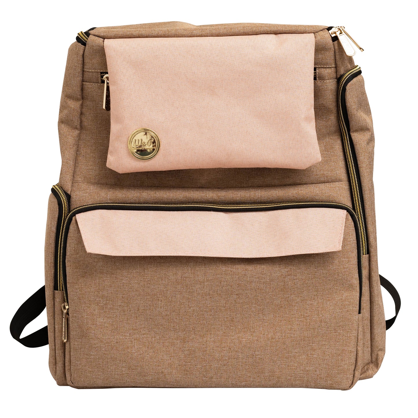 We R Memory Keepers Crafter's Backpack-Taupe & Pink