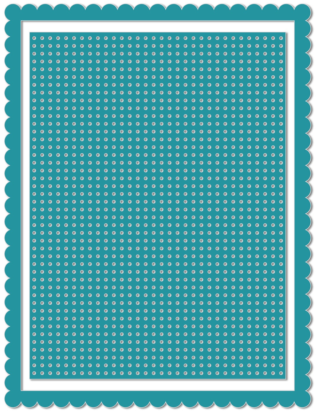 We R Memory Keepers Revolution Dies-Card Front Stitch Grid