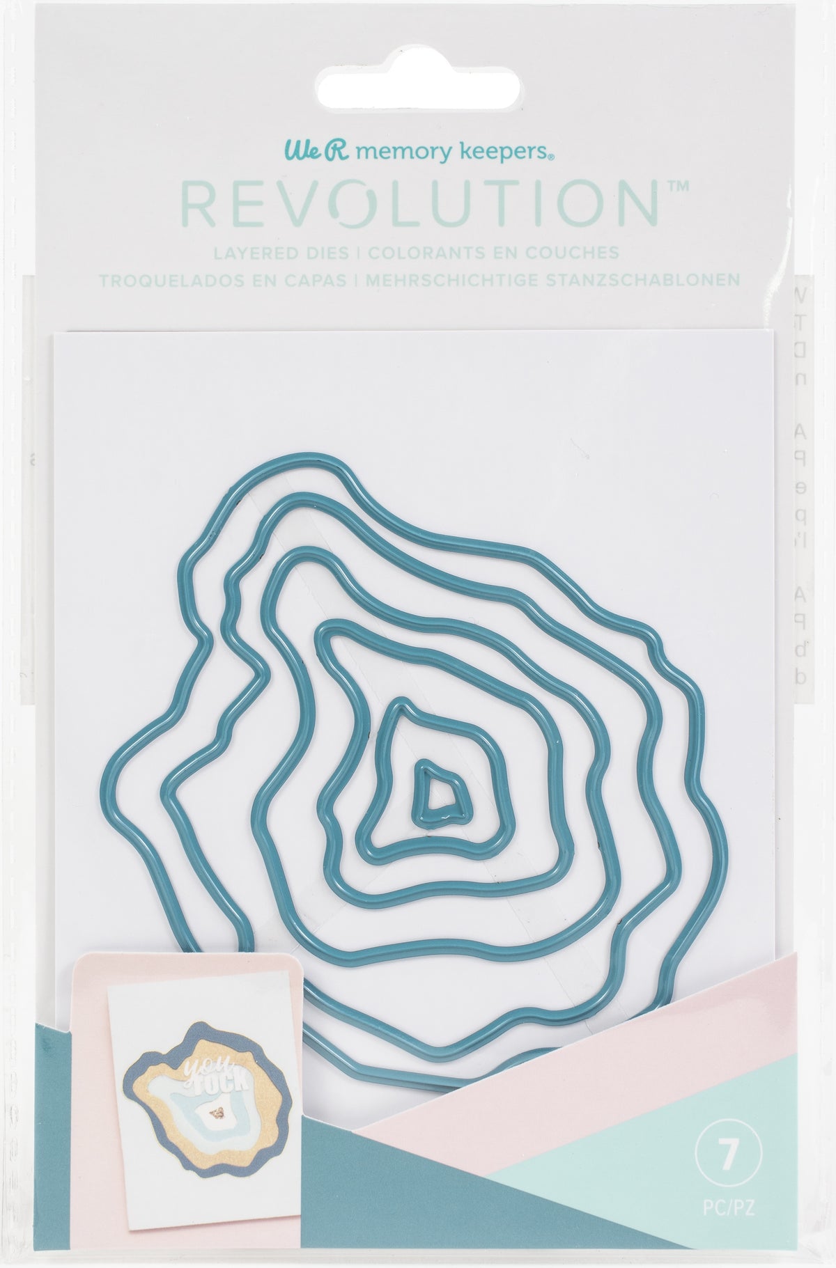 Memory Revolution Making Sticker We R Memory Keepers Revolution Dies-Layered Geode – American Crafts