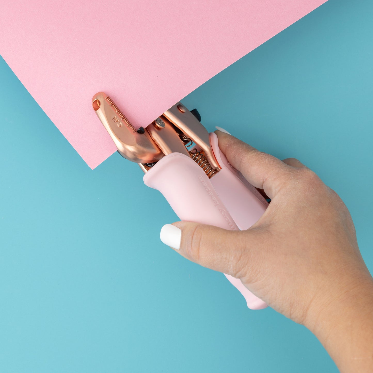 Crop-A-Dile Hole Punch & Eyelet Setter-Rose Gold