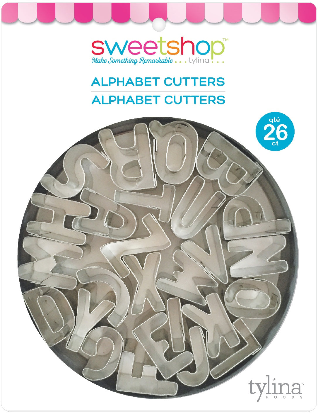 Sweetshop Fondant Cutters 26/Pkg-Mini Alphabet