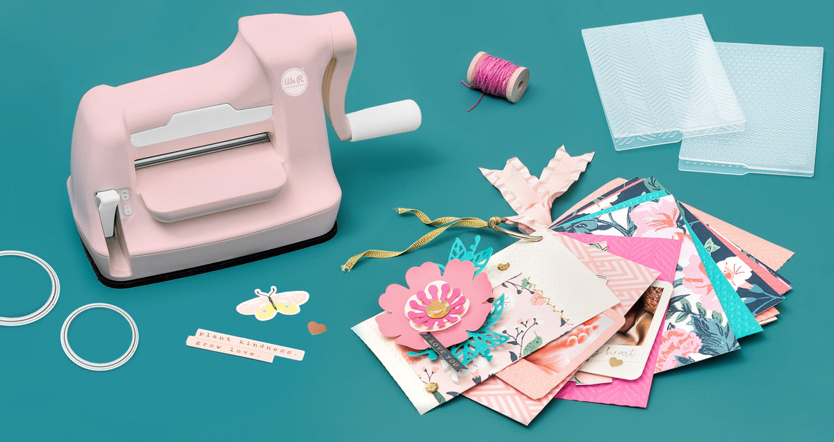 Mini Evolution Die Cut Machine Kit-Pink – American Crafts
