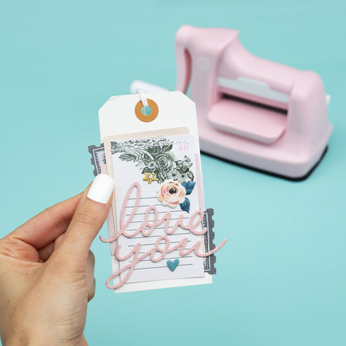 Mini Evolution Die Cut Machine Kit-Pink – American Crafts