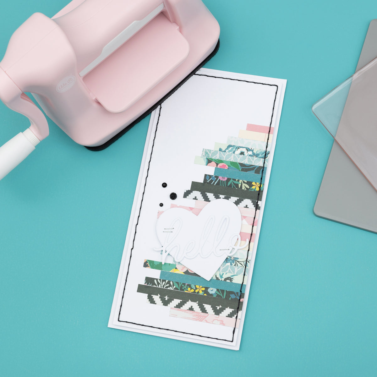 Mini Evolution Die Cut Machine Kit-Pink – American Crafts