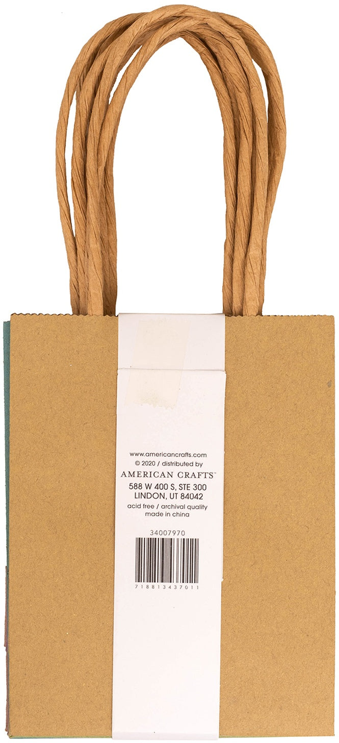 American Crafts Fancy That Mini Gift Bags 3.875"X5" 5/Pkg-Pastels