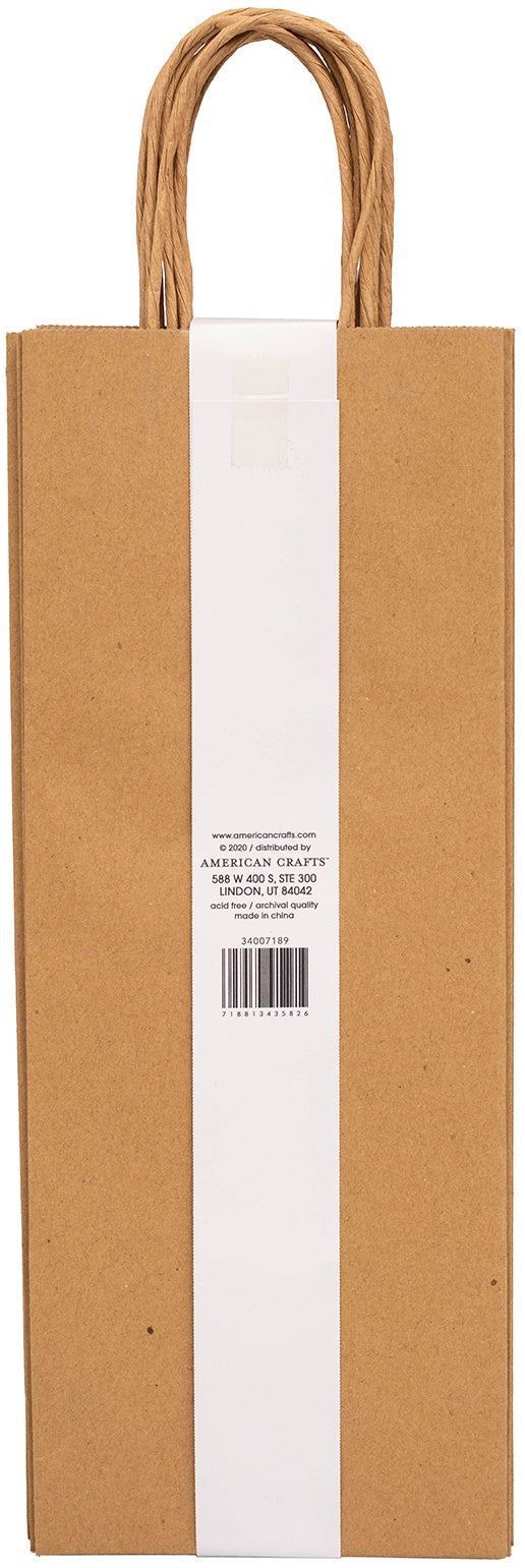 J.Burrows Recycled Kraft Bag Small Brown 25 Pack | Officeworks
