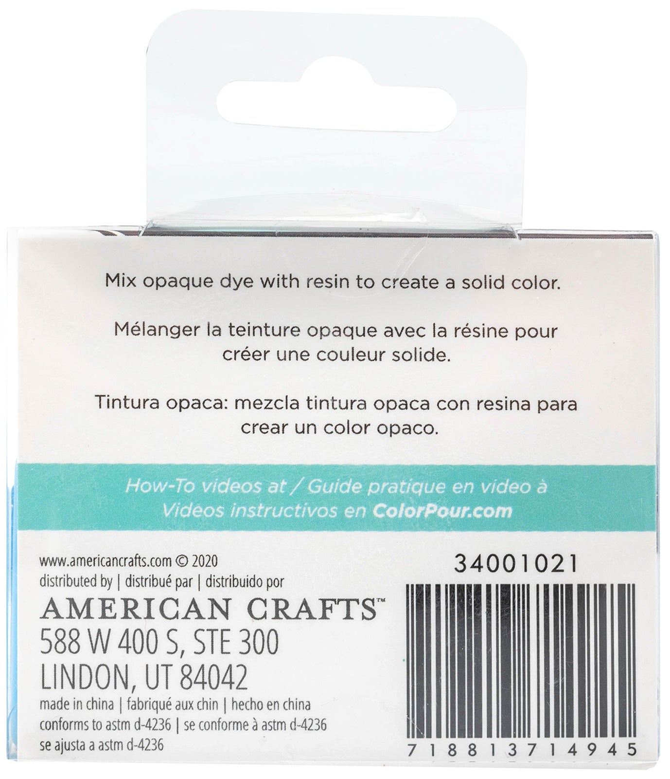 American Crafts Color Pour Resin Opaque Dye-Galaxy