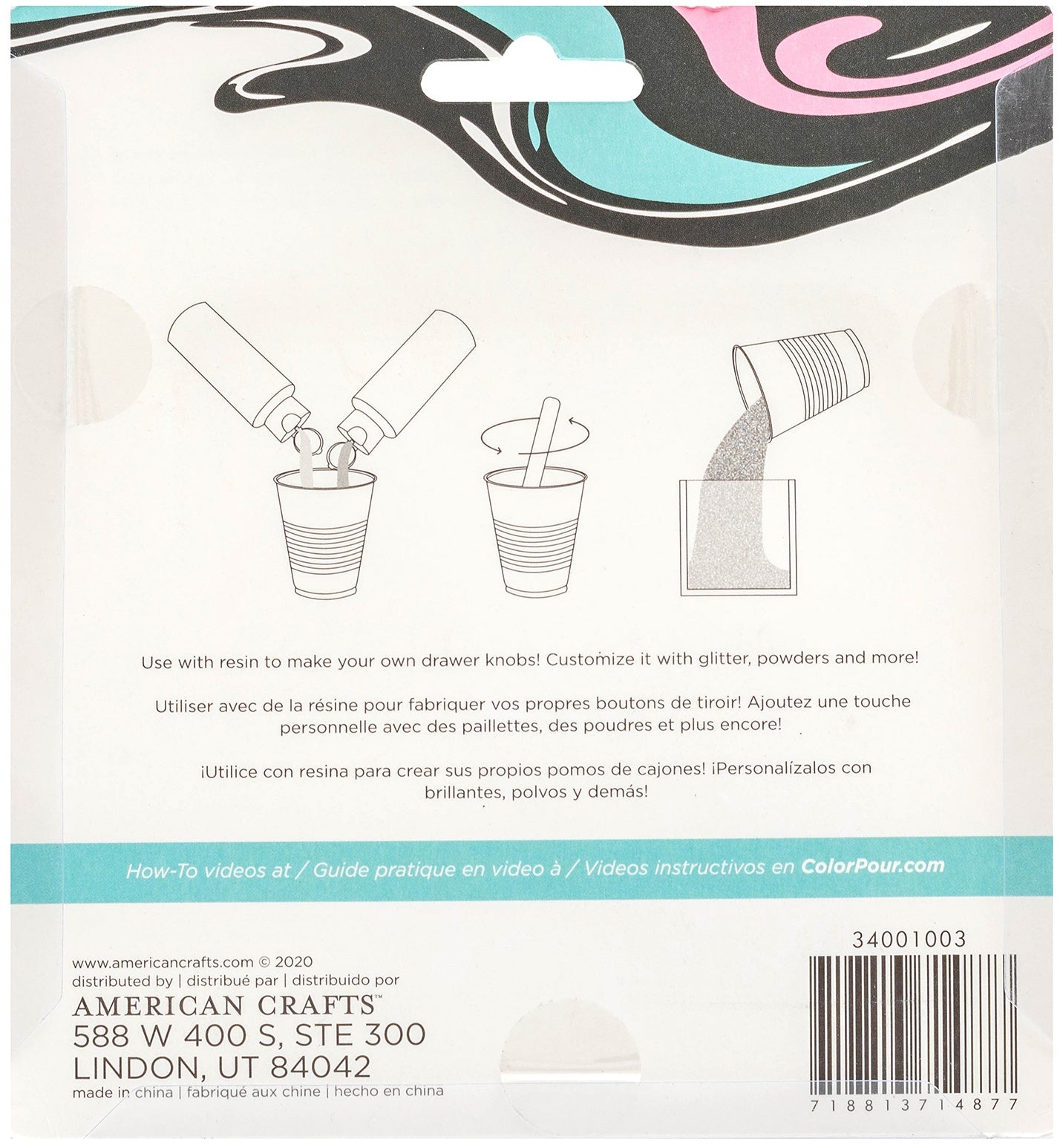American Crafts™ Color Pour Resin Silicone Tools
