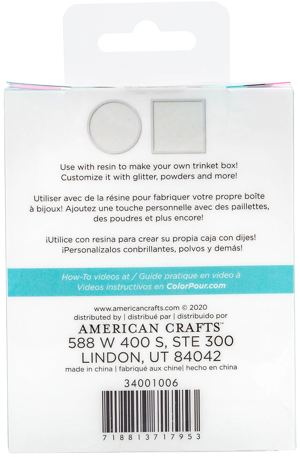 American Crafts Color Pour Resin Mix In-Color Changing