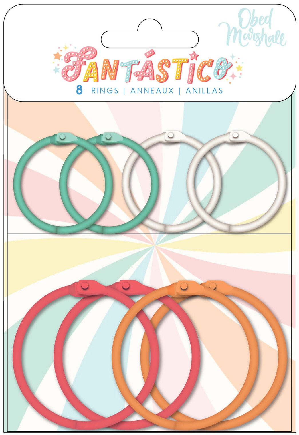 Obed Marshall Fantastico Colored O-Rings 8/Pkg