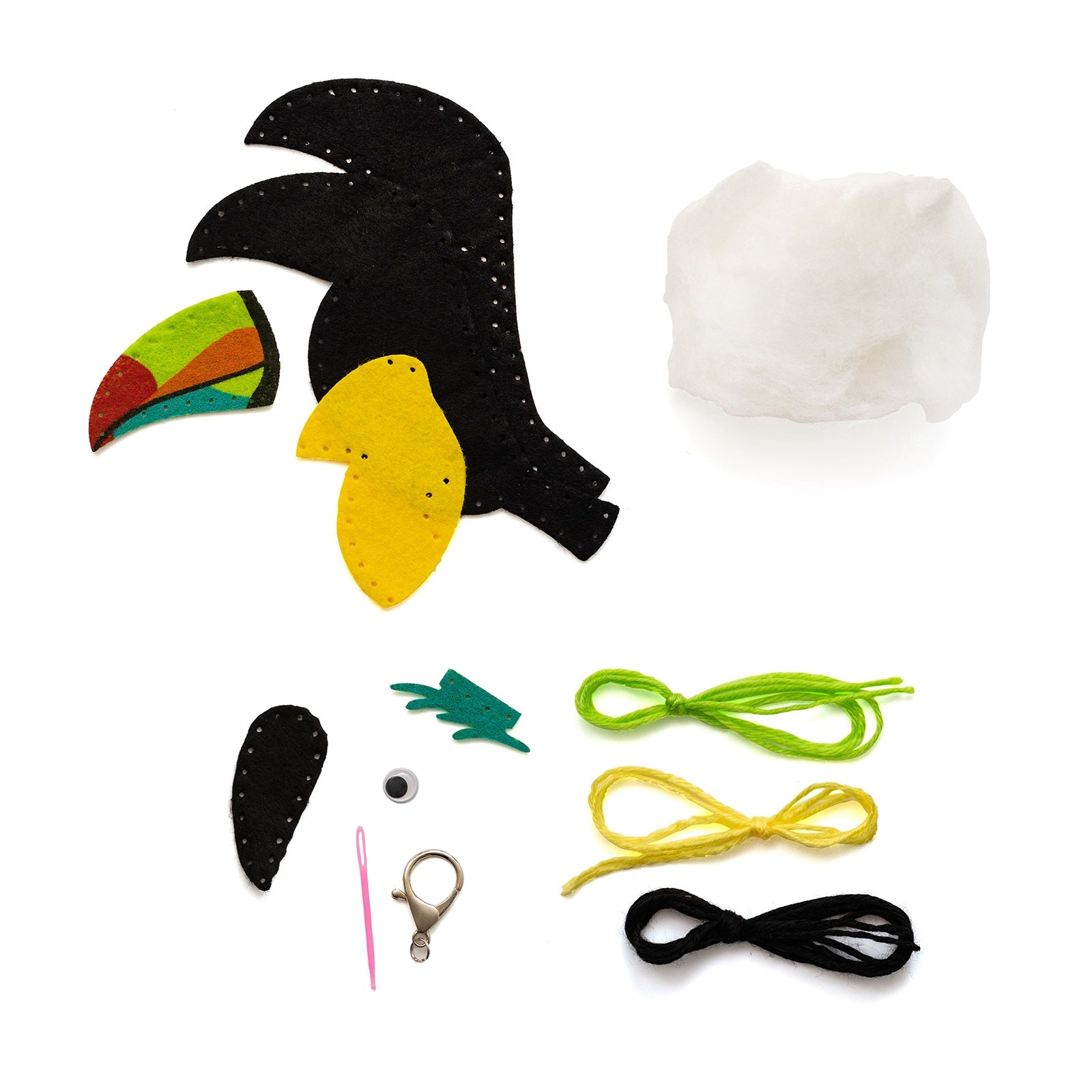 Sew Cute! Felt Toucan Keychain Kit