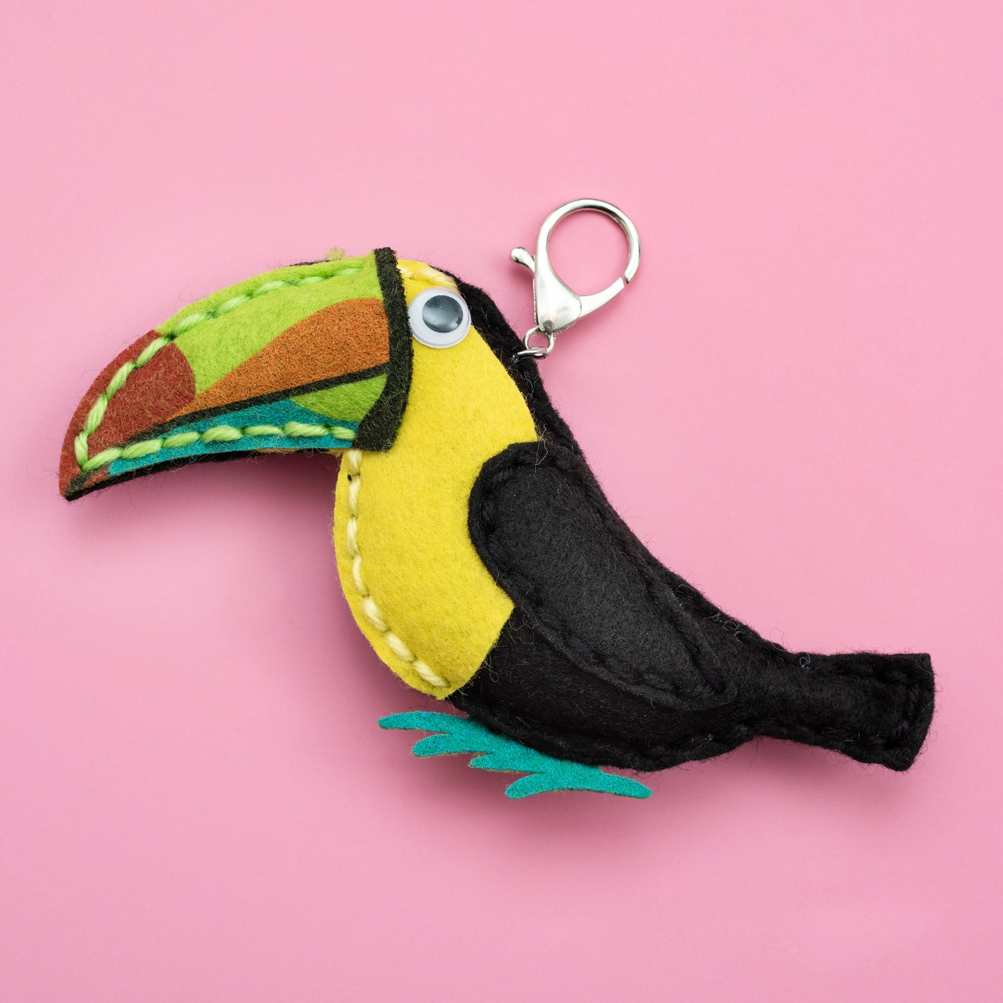 Colorbok Sew Cute! Felt Keychain-Toucan