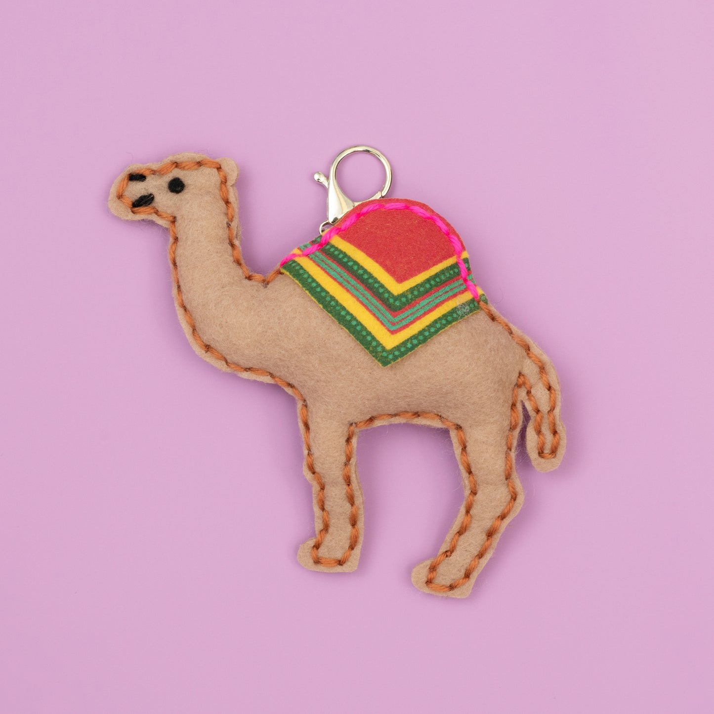 Colorbok Sew Cute Felt Keychain-Camel