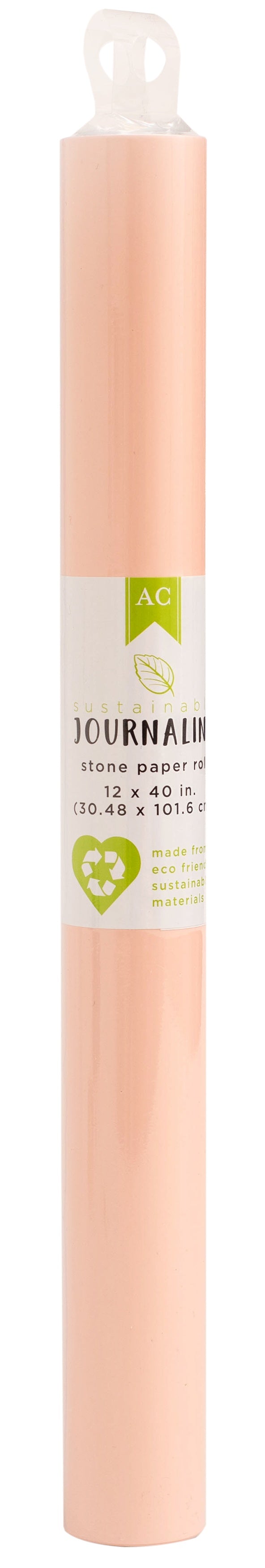 AC Sustainable Journaling Stone Paper Roll 12"X40"-Blush