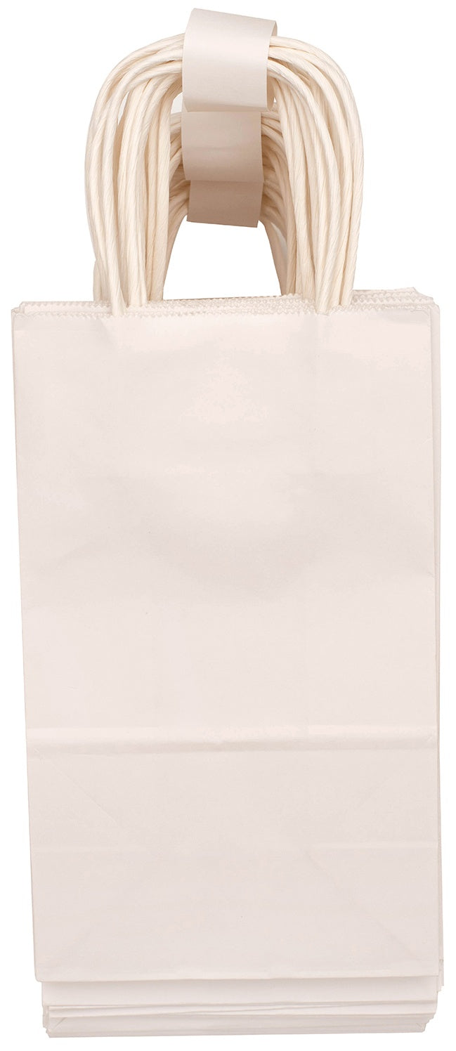 Hello Hobby Solid Small Paper Bag - White - 5 x 7 in