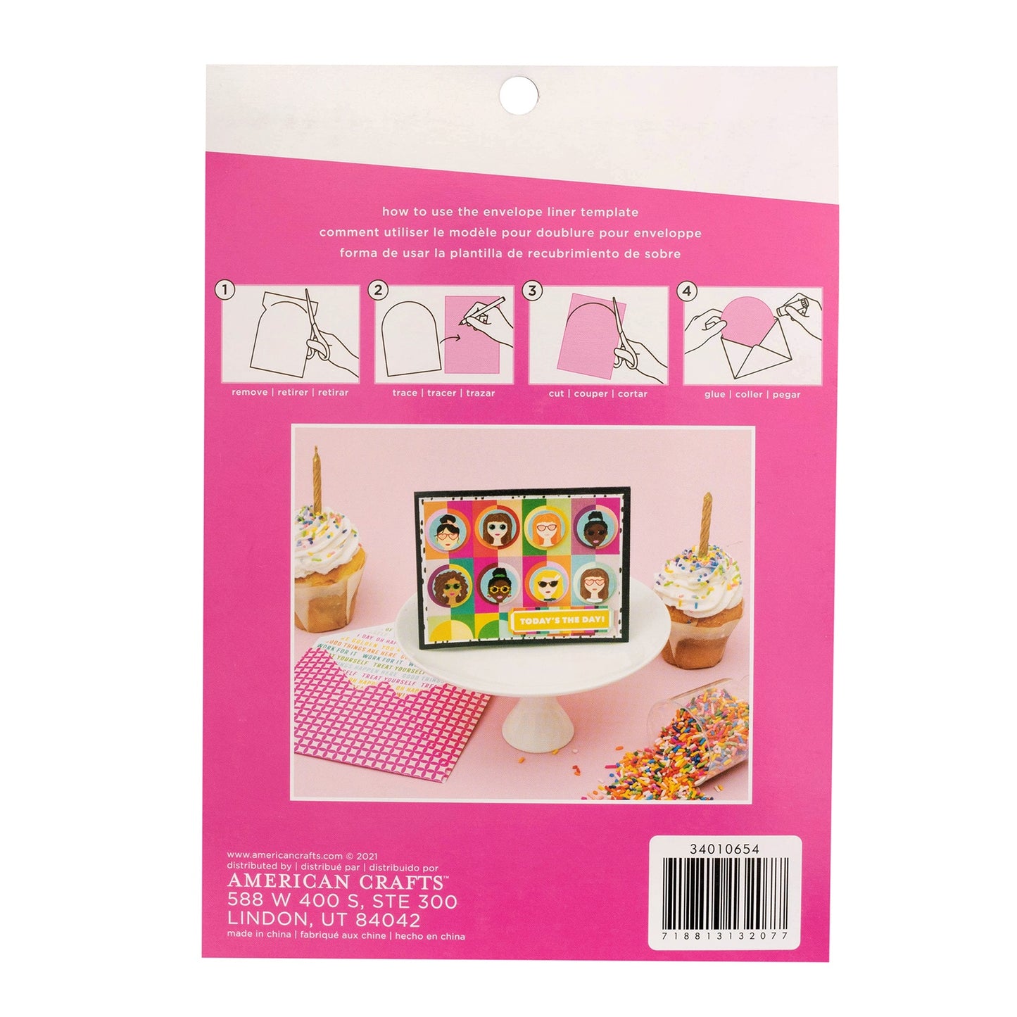American Crafts Single-Sided Paper Pad 6"X8" 36/Pkg-Damask Love Life's A Party