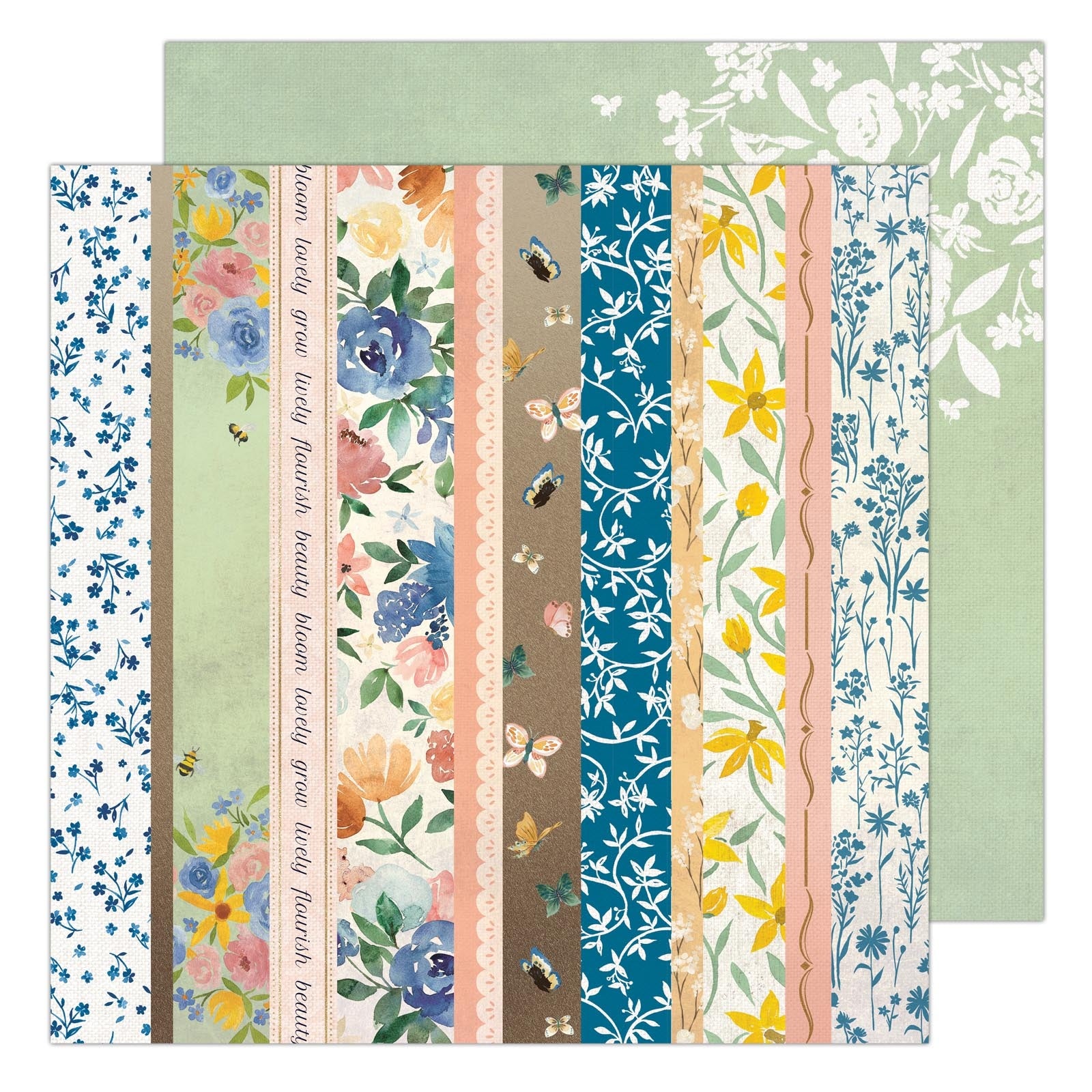 K&Company Antique Garden Double-Sided Paper 12