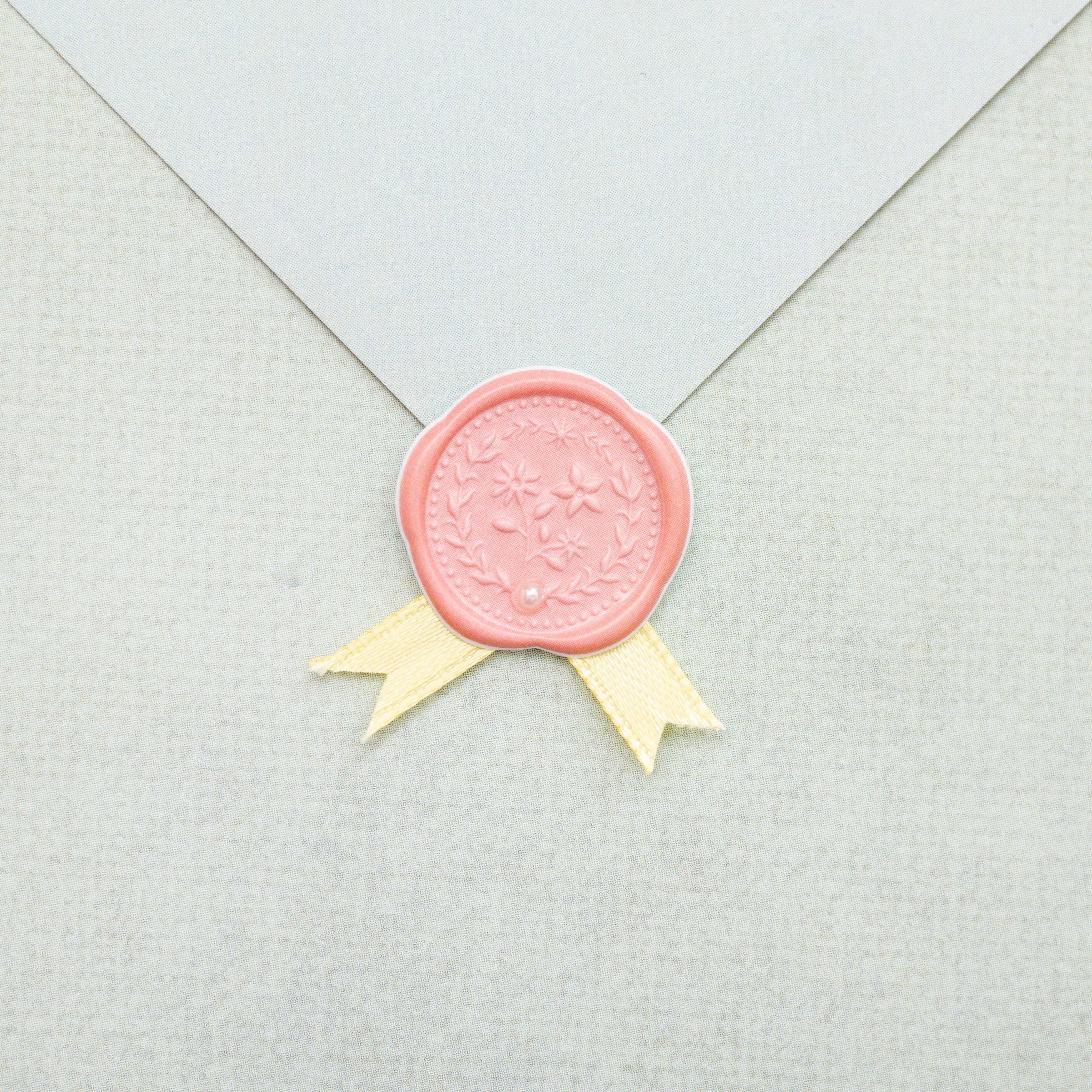 K&Company Antique Garden Seals W/Ribbon Accents 9/Pkg