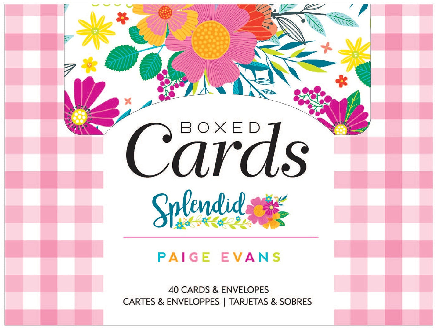 American Crafts A2 Cards W/Envelopes (4.375"X5.75") 40/Box-Paige Evans Splendid