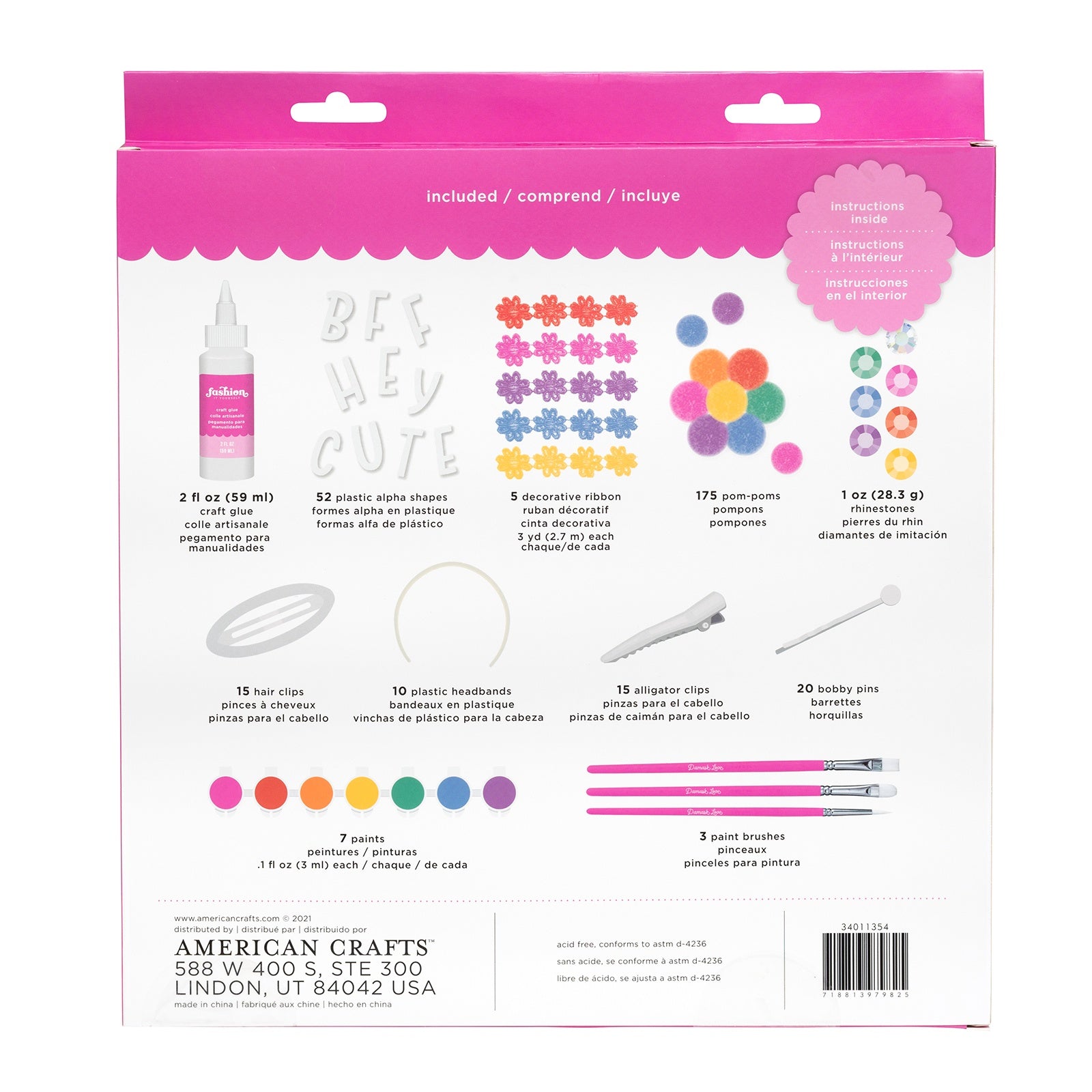 Damask Love Hair Accessory Kit