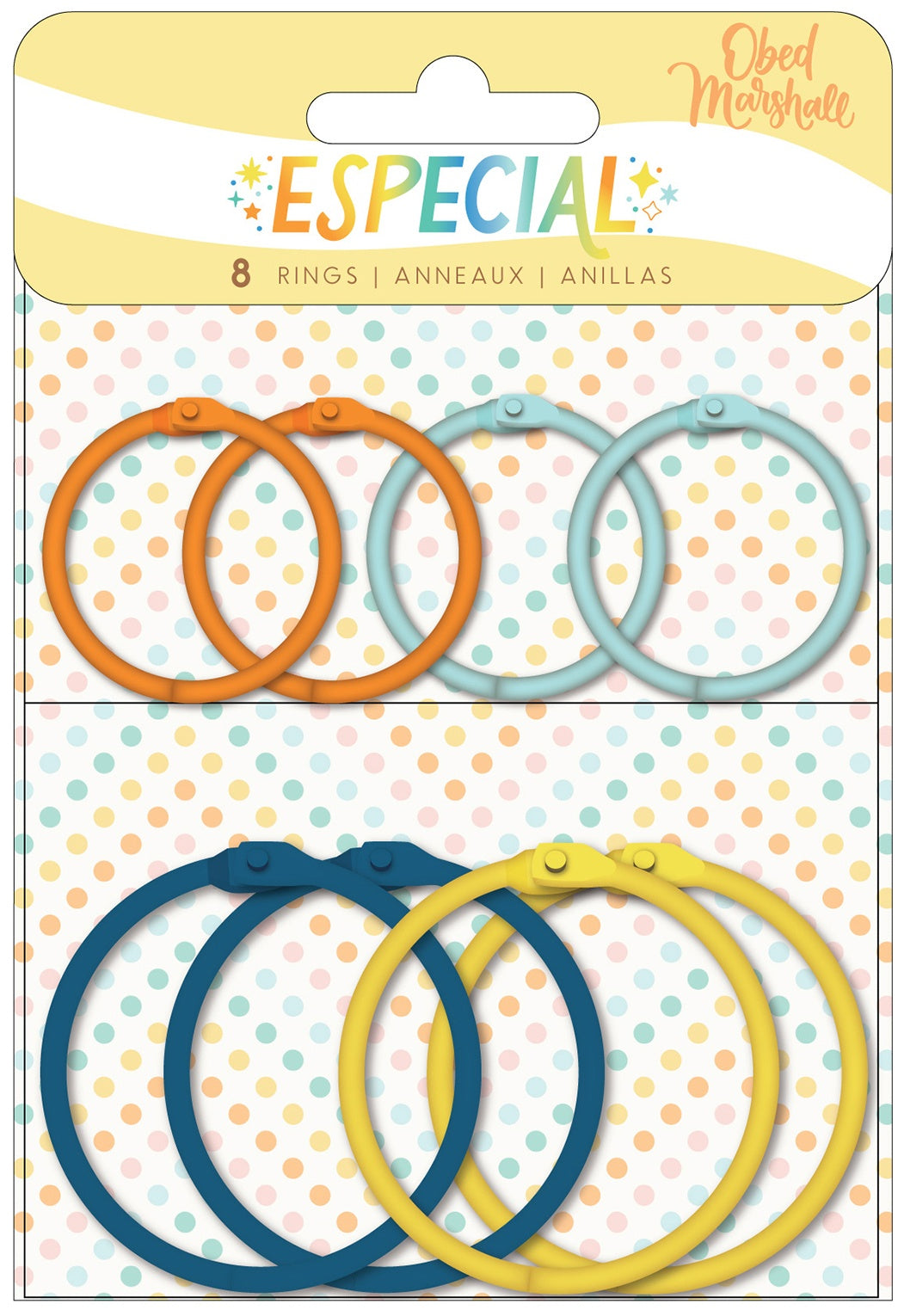 Obed Marshall Especial Colored O-Rings 8/Pkg