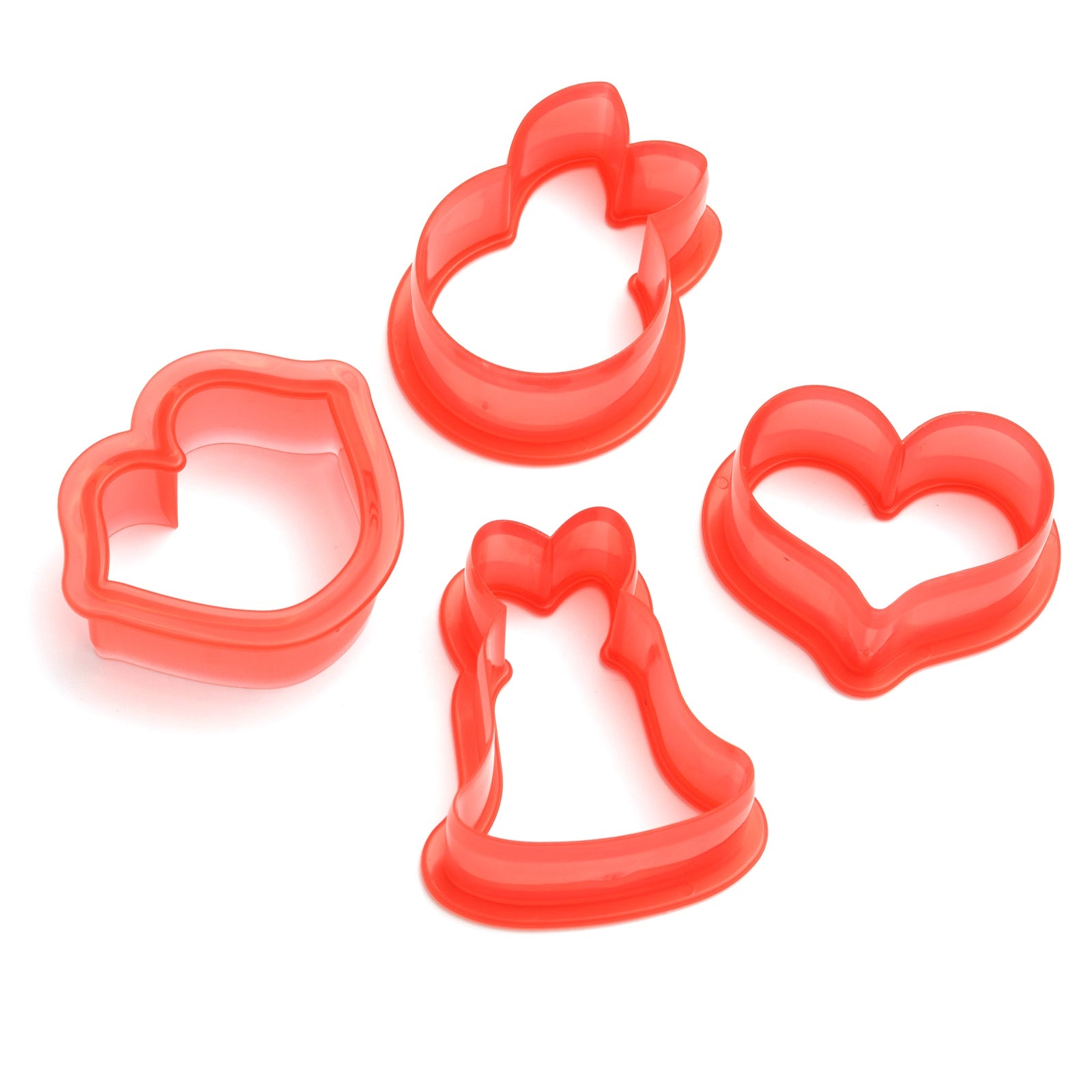 Sweet Sugarbelle Mini Cookie Cutters 4/Pkg-Romance