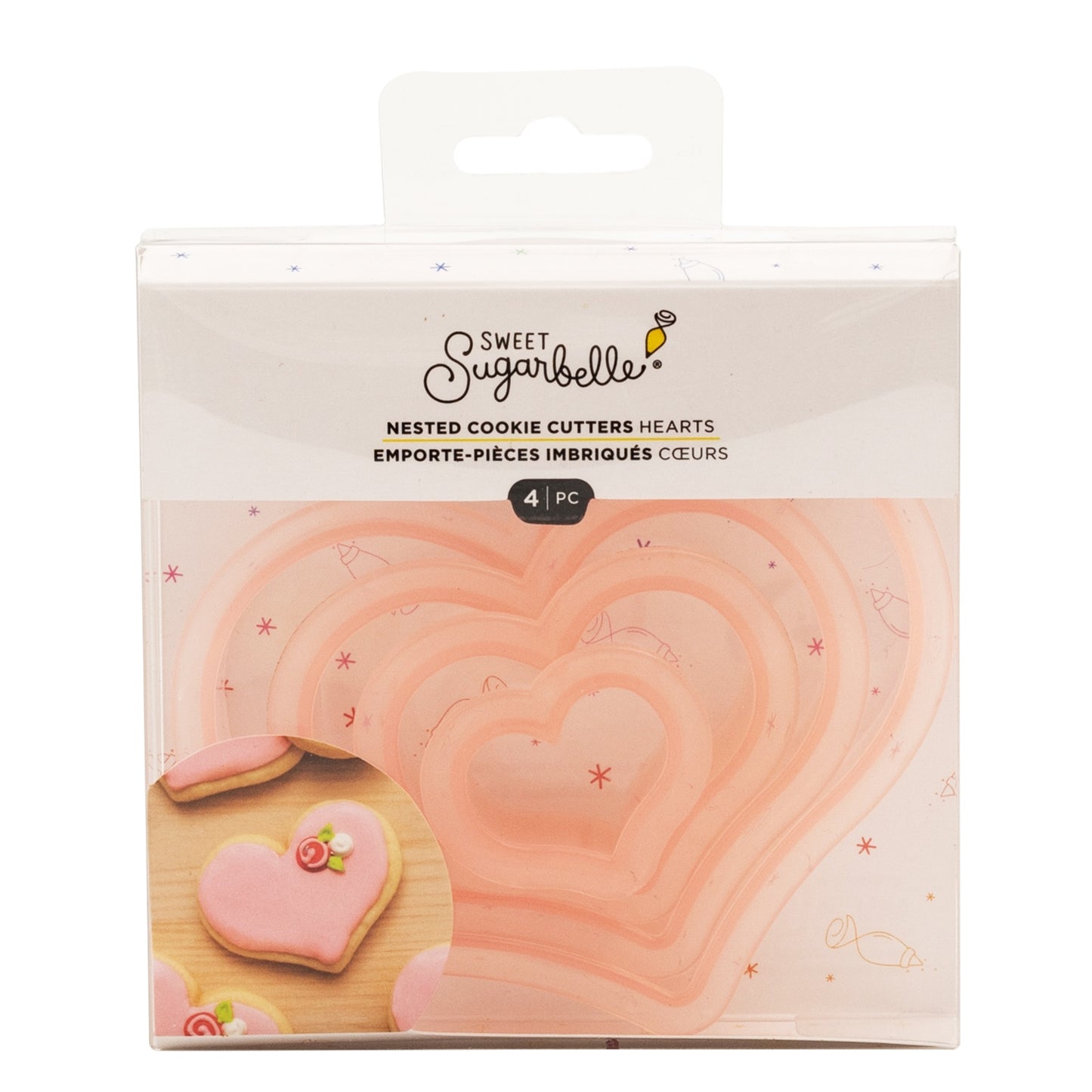 Sweet Sugarbelle Nested Cookie Cutters 4/Pkg-Heart
