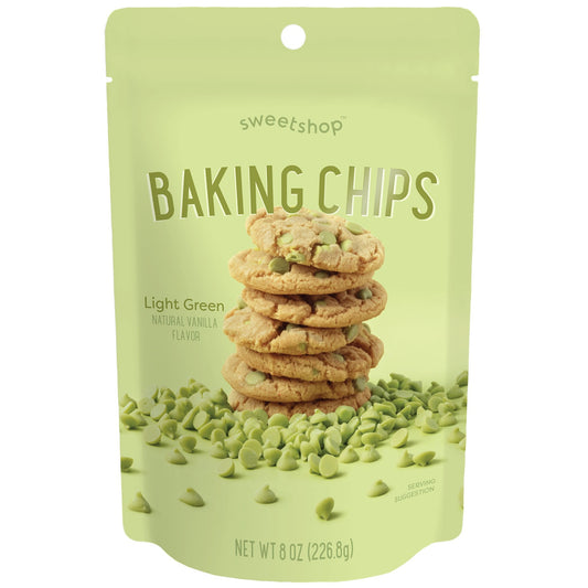 AC Sweetshop Baking Chips 8oz-Light Green