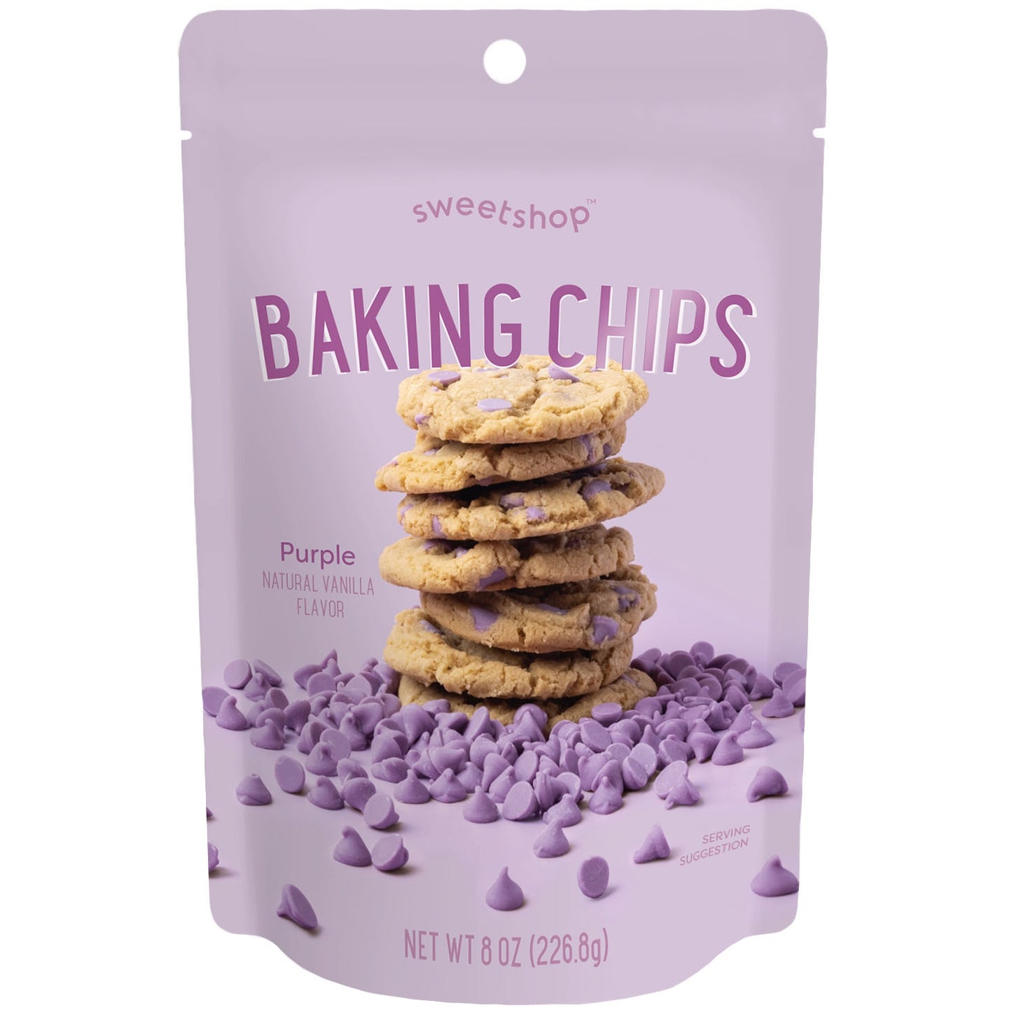 Sweetshop Baking Chips 8oz-Purple