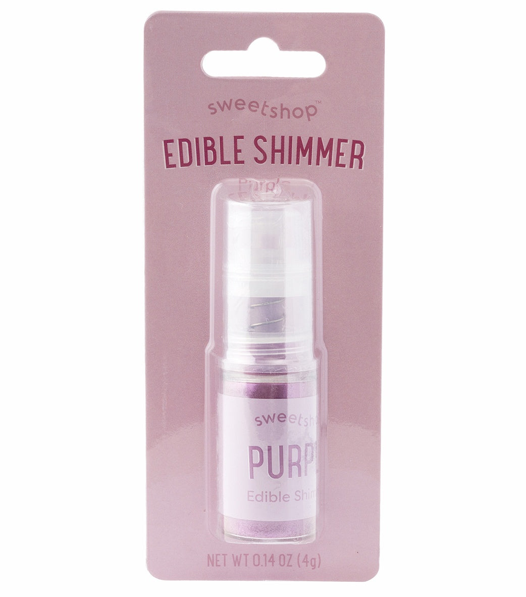 Sweetshop Edible Shimmer Dust Pump 0.14oz-Purple