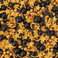 Load image into Gallery viewer, AC Sweetshop 10 oz Black and Gold Sprinkles Mix
