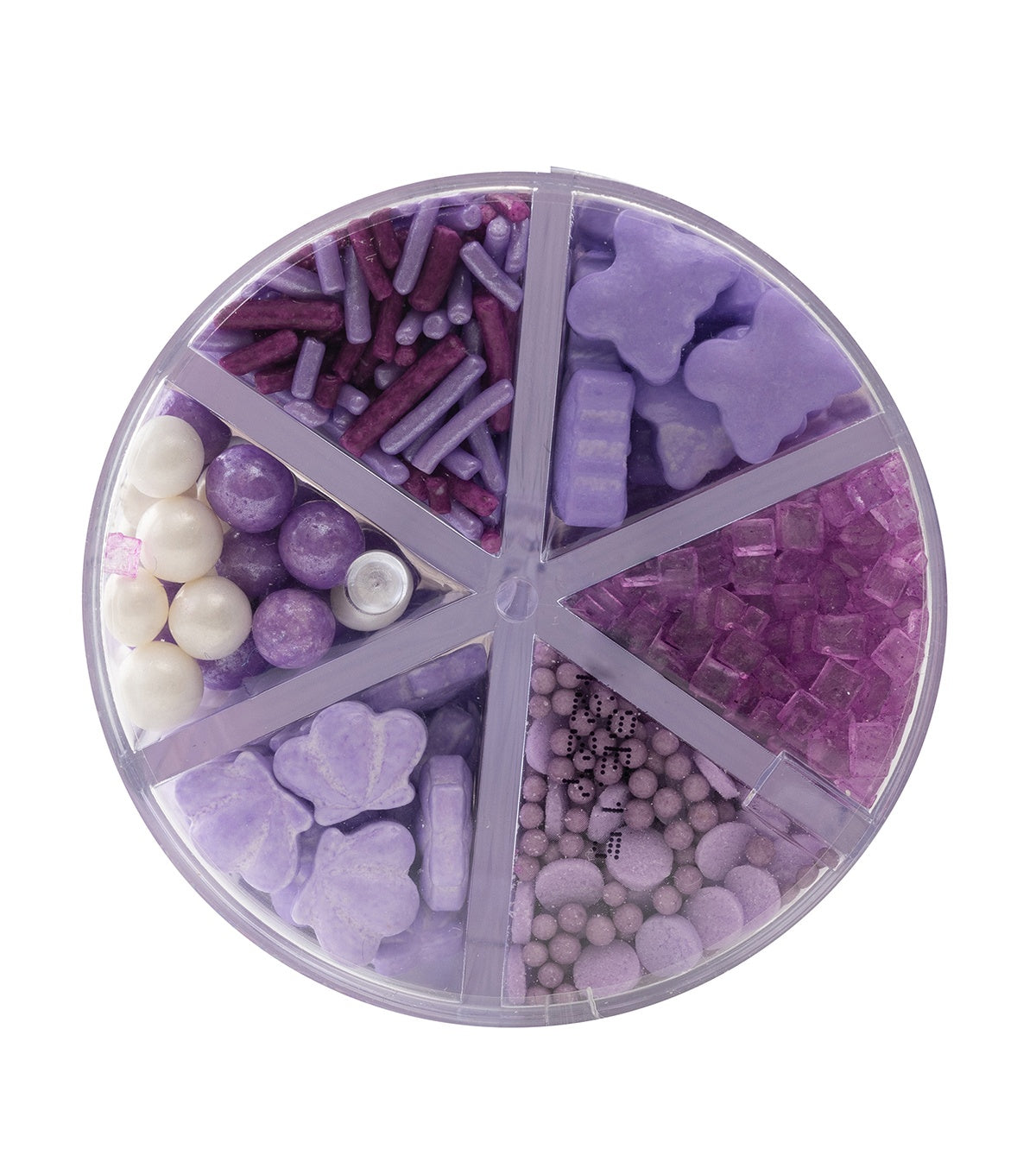 Sweetshop Sprinkle Jar 3oz-Purple, 6 Cell
