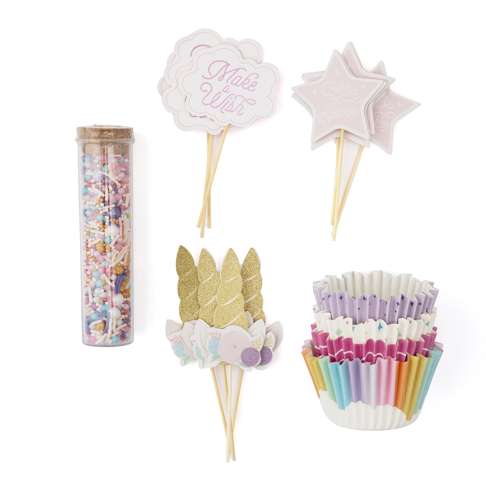 AC Sweetshop Decorating Kit-Unicorn, 25 Pieces