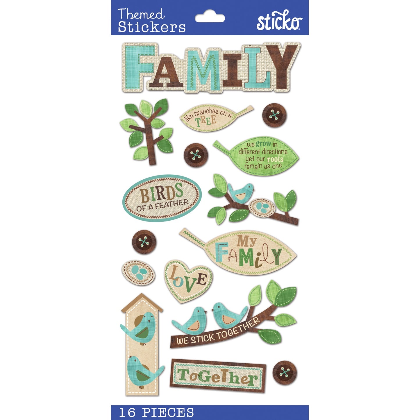 Sticko Themed Stickers-The Family Tree