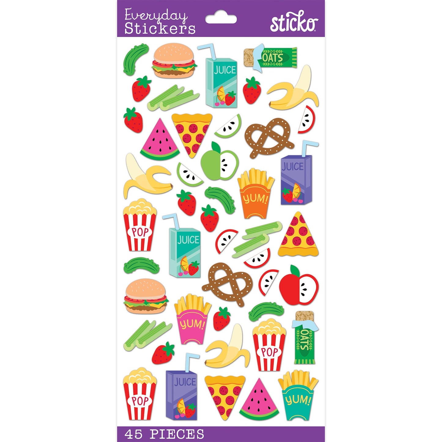 Sticko Themed Stickers-Snack Time