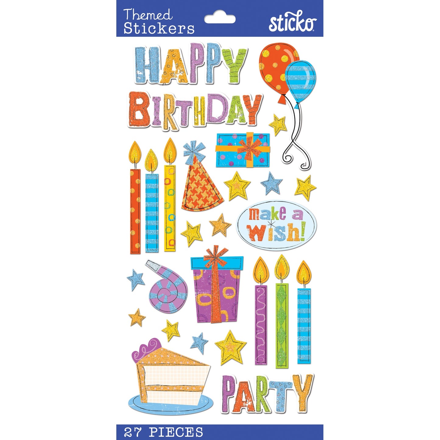Sticko Themed Stickers-Birthday Party