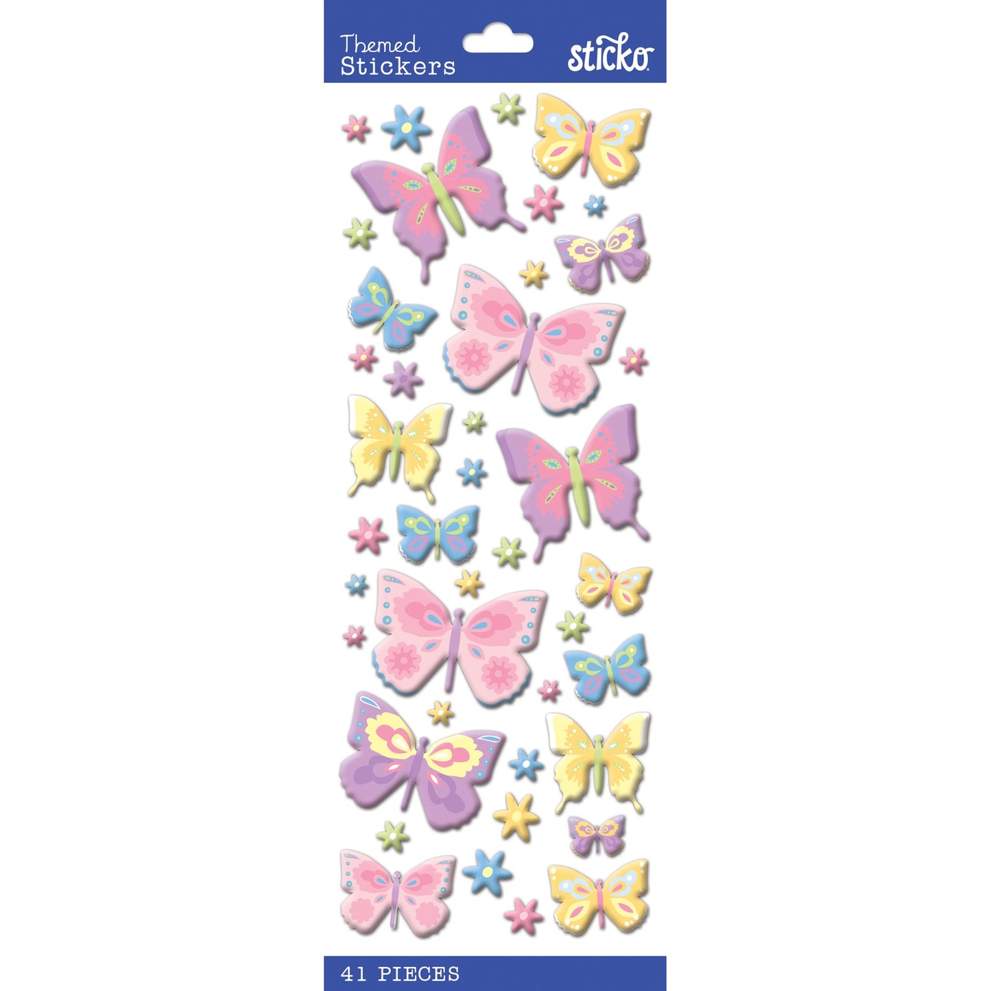 EK Sticko Foil Butterflies Stickers