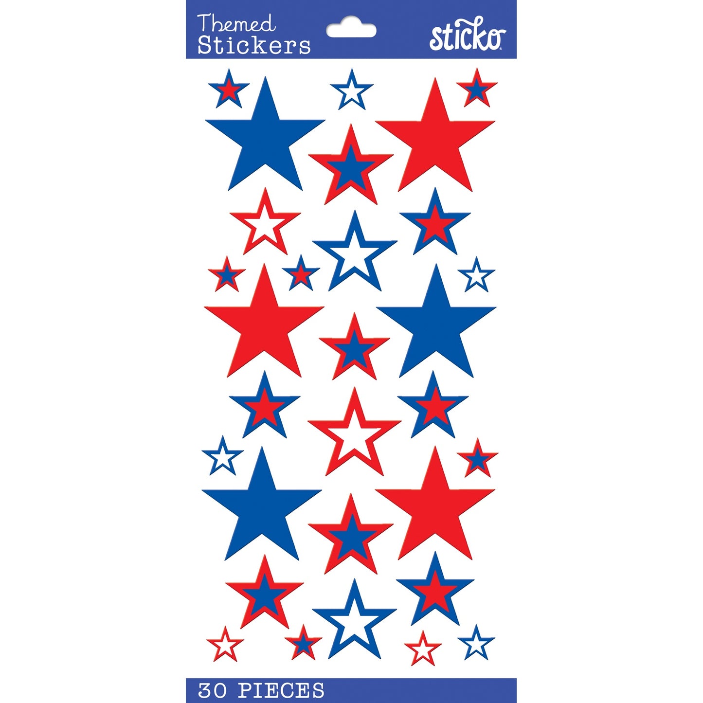 Sticko Themed Stickers-4th Of July Stars