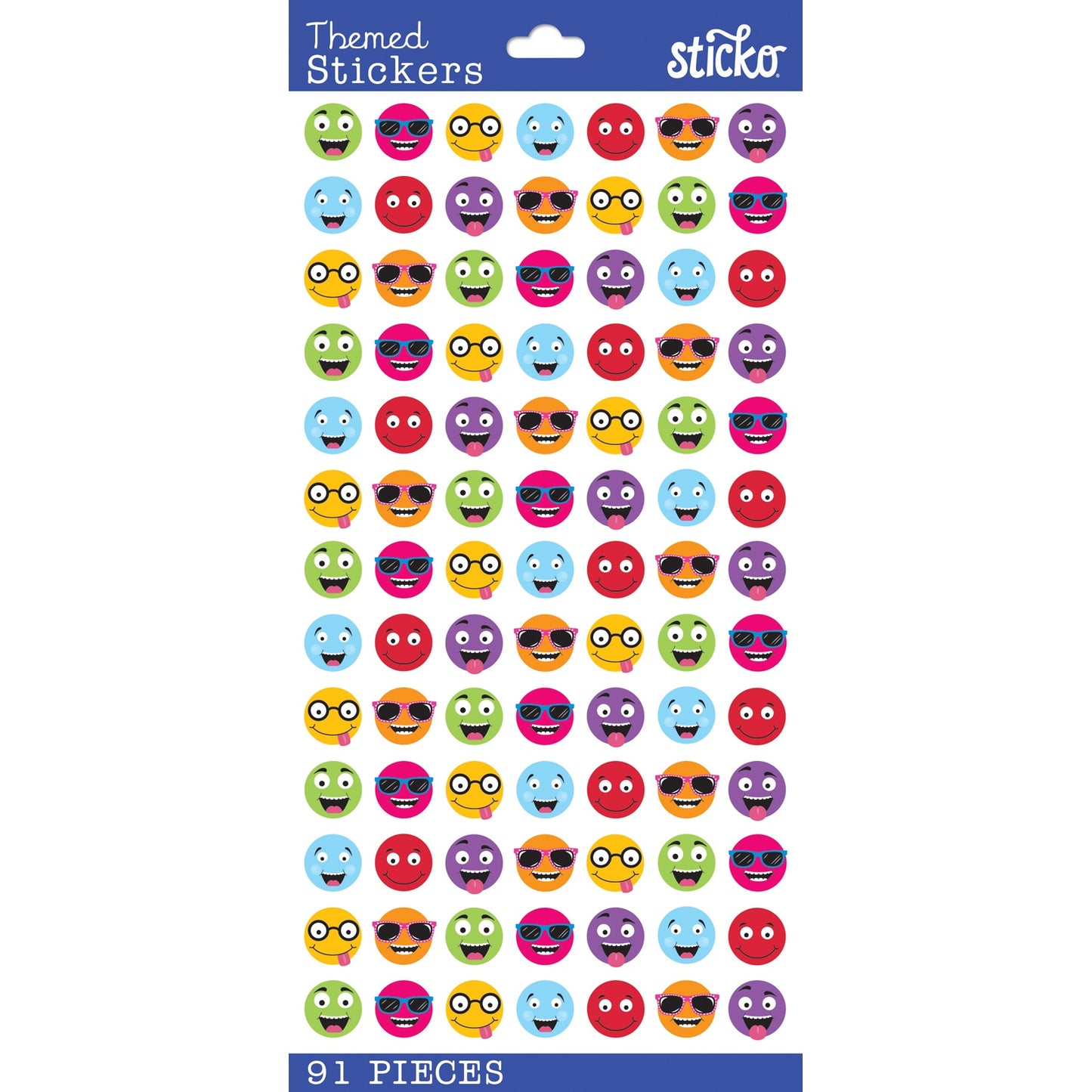 Sticko Themed Stickers-Smiley Faces