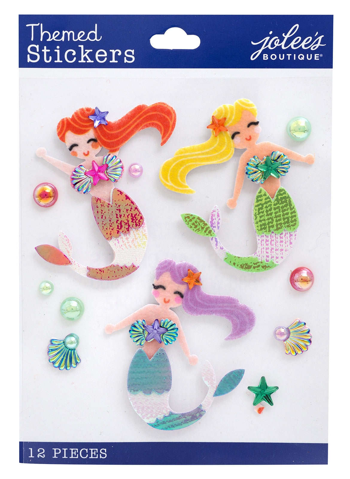 Jolee's Boutique Themed Stickers-Mermaids Dimensional Embellishments