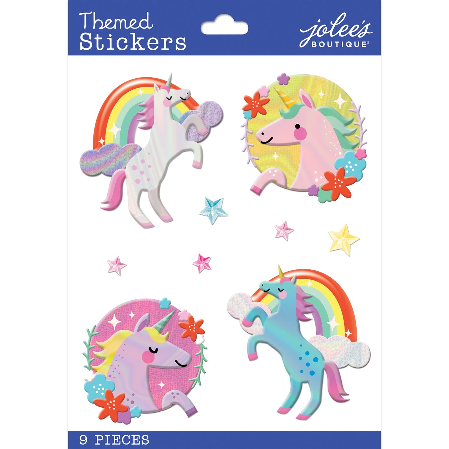 Jolee's Boutique Themed Stickers-Unicorns Dimensional Embellishments