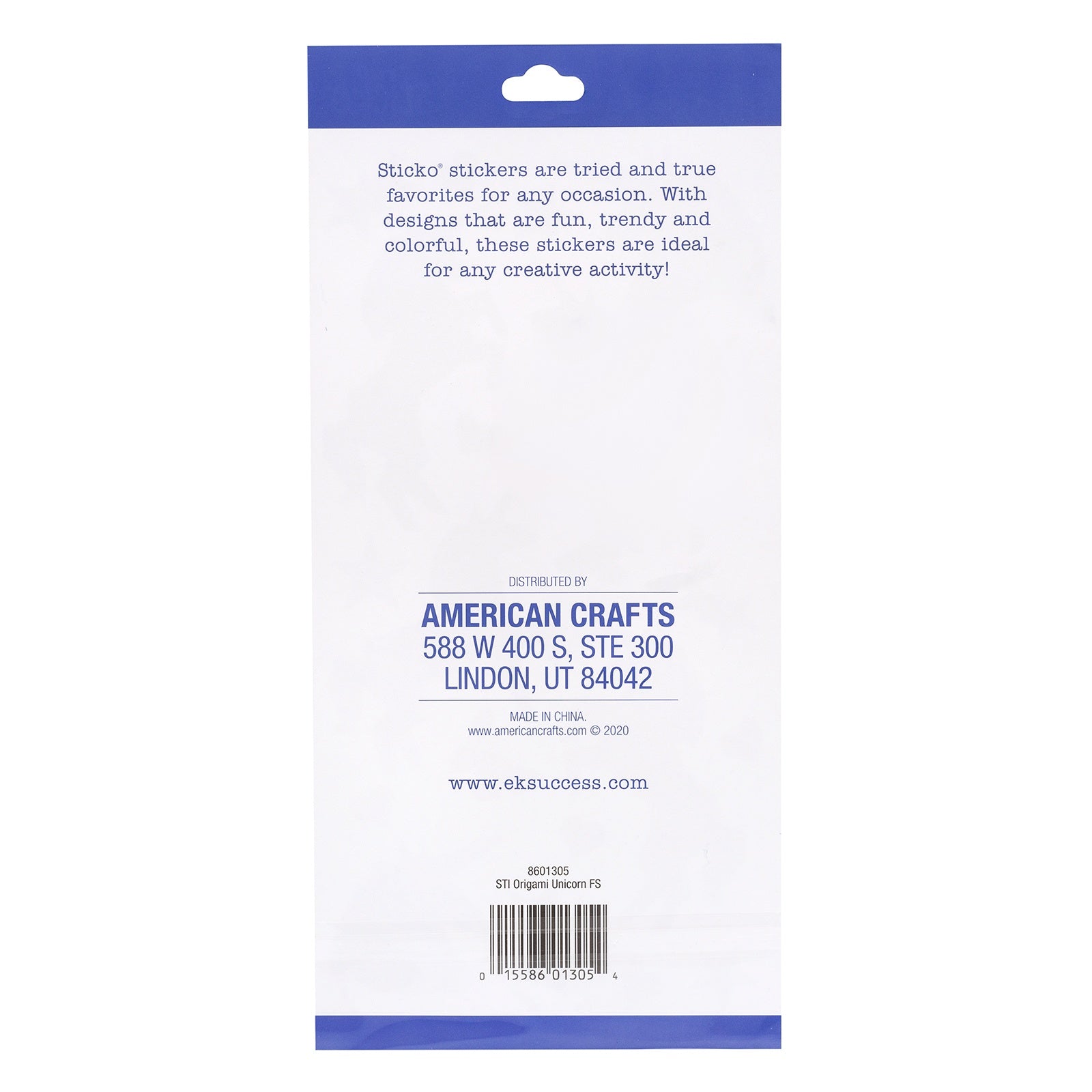 Sticko Themed Stickers - Origami Unicorn, 21pcs