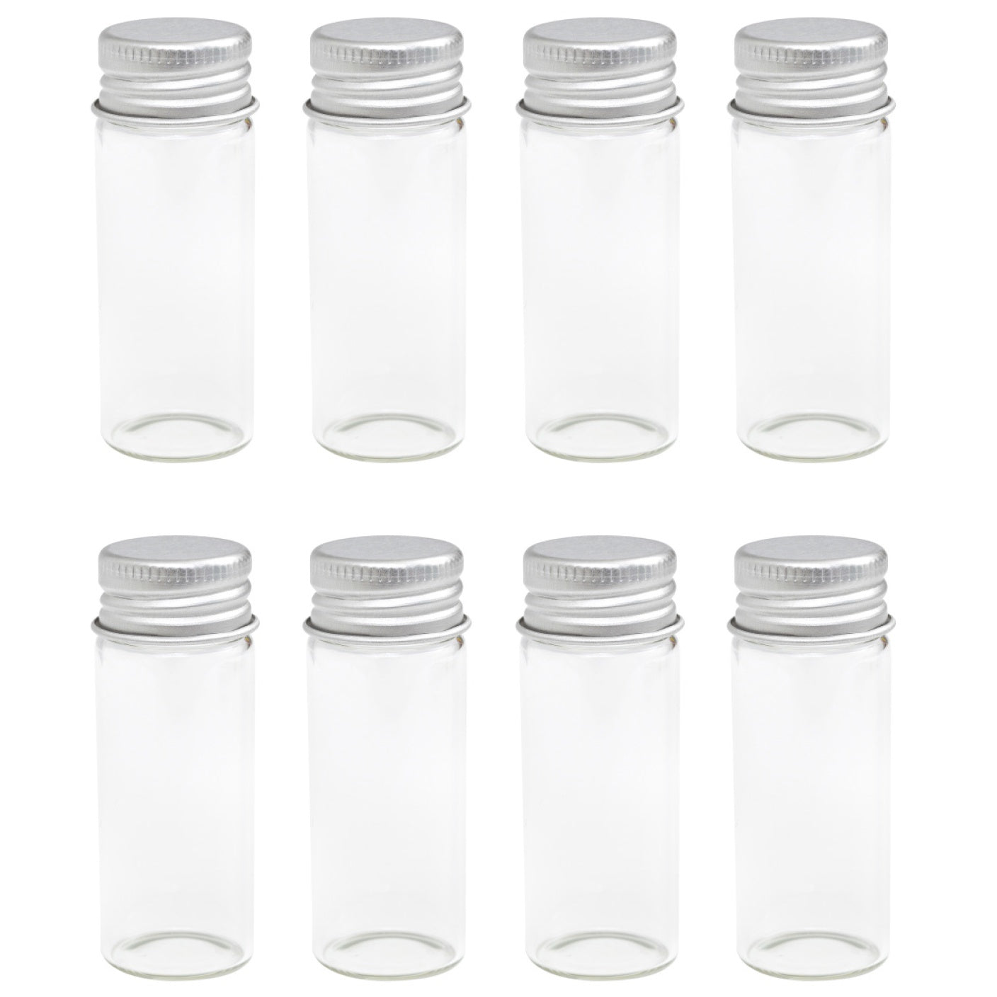We R Memory Keepers Storage Glass Jars 8/Pkg-Large