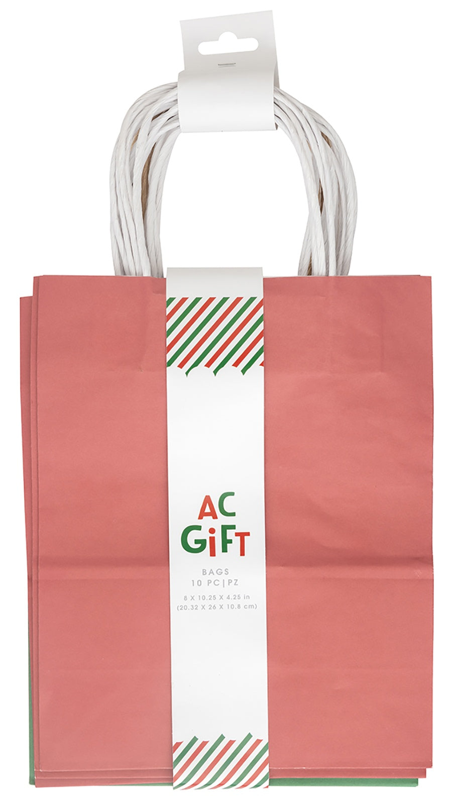 American Crafts Medium Gift Bags 8"X10.25" 10/Pkg-Christmas