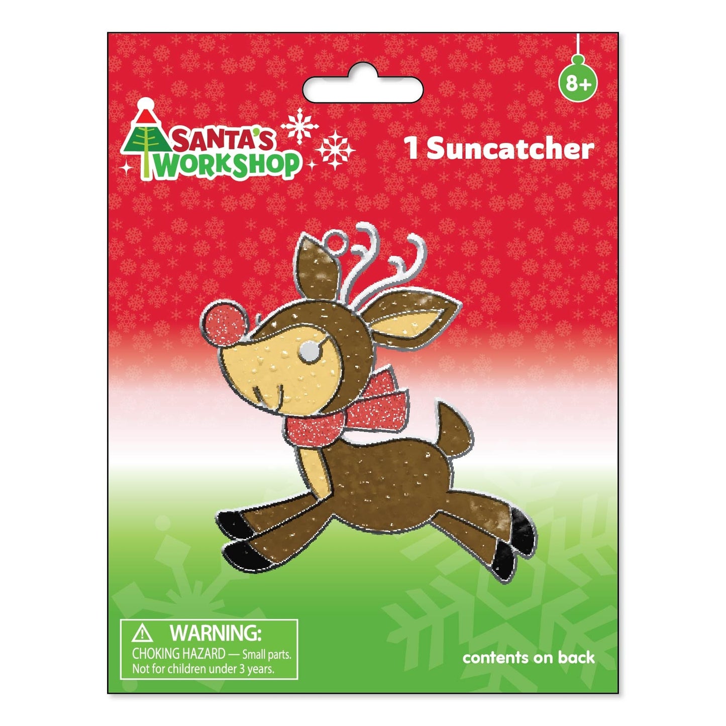 Colorbok Santa's Workshop Makit & Bakit Suncatcher Kit-Reindeer